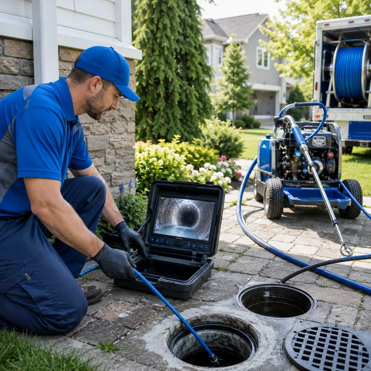 Outdoor drain cleaning professionals serving Blackwell, TX